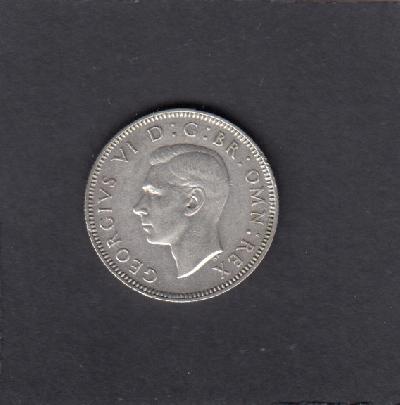 Beschrijving: 1 Shilling  GEORGIUS VI 